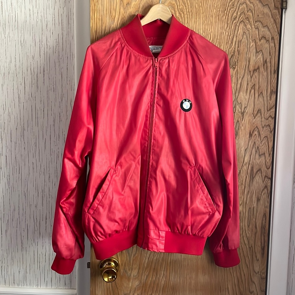BMW Red Men’s Jacket Size X-Large Vintage